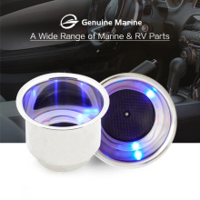 Genuine Marine mat vacía luminicent velero portavasos de coche anillo de acero inoxidable 4 portavasos de barco invh